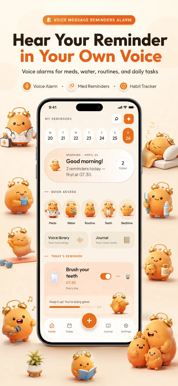 Daily reminder list and quick access
